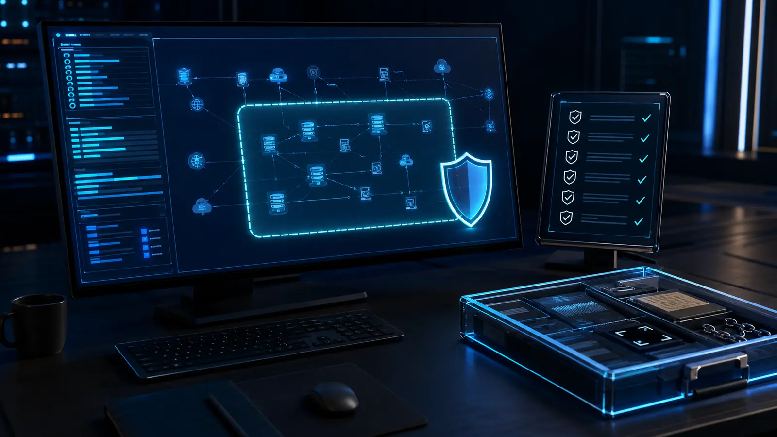Estación profesional de hacking ético dentro de un alcance autorizado y documentado