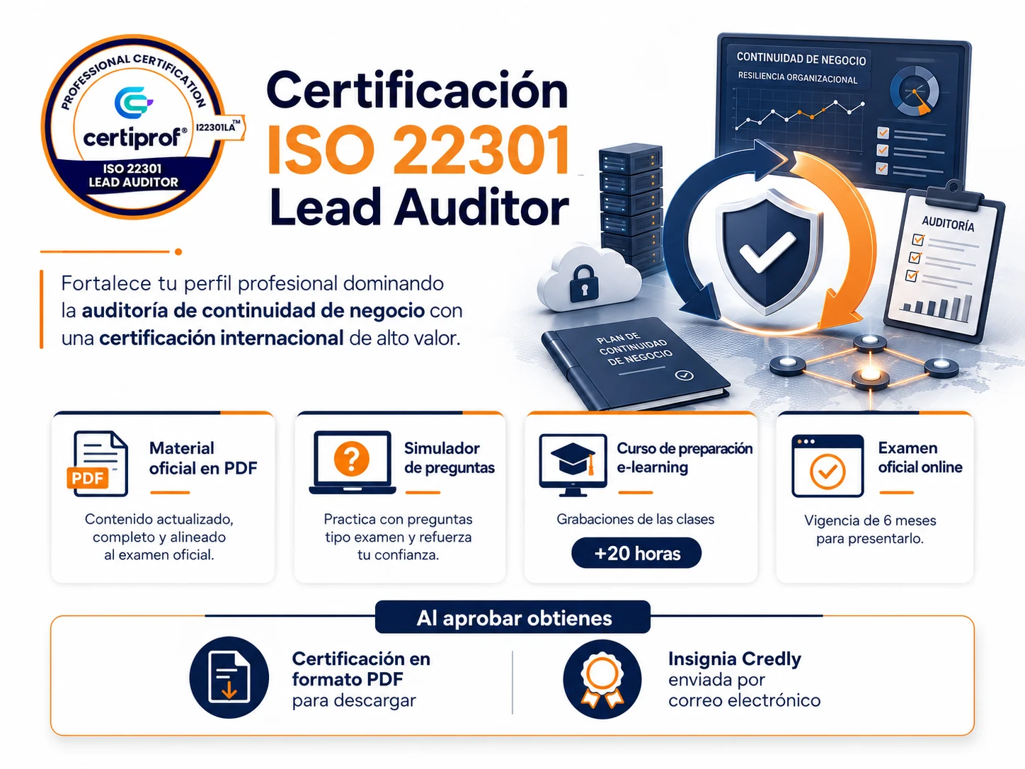 Pieza visual de ISO 22301 Lead Auditor