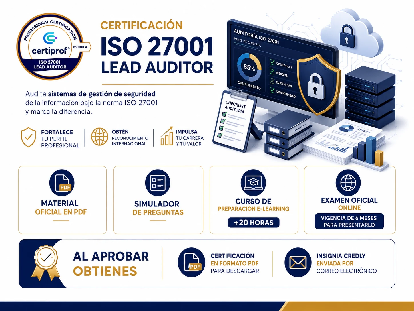 Pieza visual de ISO 27001 Lead Auditor