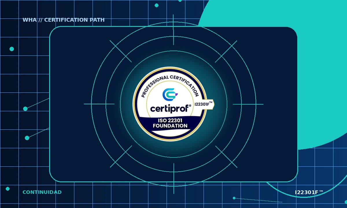 Arte visual de ISO 22301 Foundation